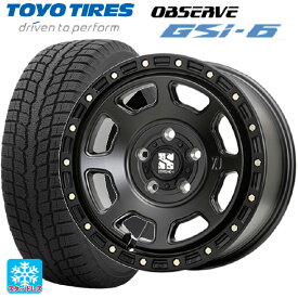 【6/4 20時〜 最大3万円OFFクーポン】225/70R16 103Q トーヨー オブザーブ GSI-6 エムエルジェイ エクストリームJ XJ07 Satin Black 16-7J 国産車用 スタッドレスタイヤホイール4本セット