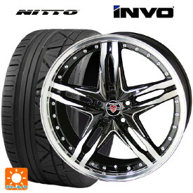 トヨタ アルファード(30系)用 245/40R20 99W XL ニットー INVO シュタイナー LSV ブラックポリッシュ 新品サマータイヤホイール 4本セット