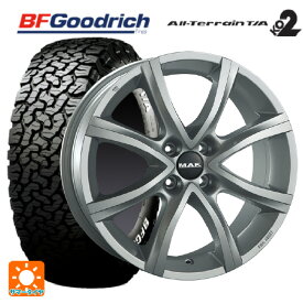 シトロエン E-C4(C41系)用 215/65R16 103/100S BFグッドリッチ オールテレーン TA KO2 ブラックレター 正規品 マック アンチバス シルバー 新品サマータイヤホイール 4本セット