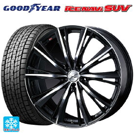 【最大3万円OFFクーポン 6/11 1:59迄】トヨタ ヤリスクロス(10系)用 215/50R18 92Q グッドイヤー アイスナビ SUV レオニス WX BKMC 新品スタッドレスタイヤホイール 4本セット