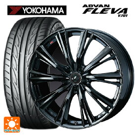 【4/25限定 抽選で最大100％ポイントバック】スズキ スイフトスポーツ(ZC33S)用 195/45R17 85W XL ヨコハマ アドバン フレバ V701 レオニス WX BMC1 新品サマータイヤホイール 4本セット