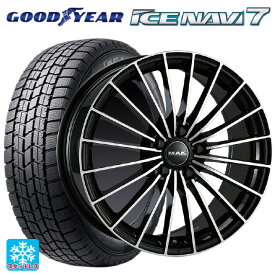 【最大3万円OFFクーポン 4/27 9:59迄】即日発送 アルファロメオ トナーレ(AV11系)用 235/50R18 97Q グッドイヤー アイスナビ7(限定) # マック アレーゼ # ブラックミラー 新品スタッドレスタイヤホイール 4本セット