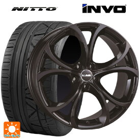 【最大3万円OFFクーポン 4/27 9:59迄】アルファロメオ ジュリア(952系)用 255/40R19 100Y XL ニットー INVO マック ラリオ グロスブラック 新品サマータイヤホイール 4本セット