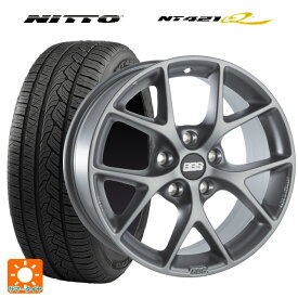 【最大3万円OFFクーポン 6/11 1:59迄】メルセデスベンツ Eクラス(W213)用 225/55R17 101V XL ニットー NT421Q SR005 ヒマラヤサテングレー 新品サマータイヤホイール 4本セット