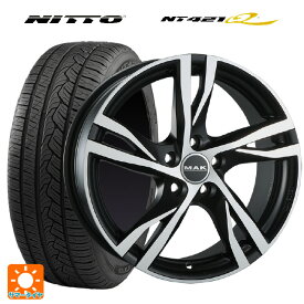 【5/25限定抽選で100％ポイントバック】ボルボ XC40(XB系)用 235/60R17 106H XL ニットー NT421Q マック ストックホルム アイスブラック 新品サマータイヤホイール 4本セット