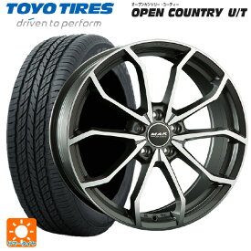 アウディ A7(F2系)用 225/55R18 98V トーヨー オープンカントリー UT マック レーベFF ガンメタリックミラー 新品サマータイヤホイール 4本セット