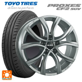 【最大3万円OFFクーポン 4/27 9:59迄】プジョー リフター()用 215/65R16 98H トーヨー プロクセス CF2 SUV マック アンチバス シルバー 新品サマータイヤホイール 4本セット