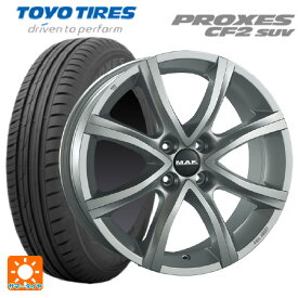 【最大3万円OFFクーポン 4/27 9:59迄】シトロエン DS3 クロスバック(D34HN05)用 215/65R16 98H トーヨー プロクセス CF2 SUV マック アンチバス シルバー 新品サマータイヤホイール 4本セット