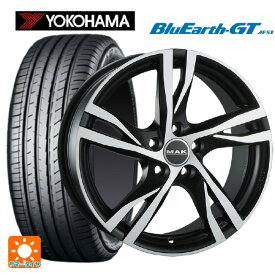 即日発送 ボルボ V40クロスカントリー(MB/MD系)用 225/45R18 95W XL ヨコハマ ブルーアースGT AE51 マック ストックホルム # アイスブラック 新品サマータイヤホイール 4本セット