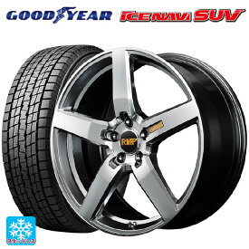 【最大3万円OFFクーポン 6/11 1:59迄】トヨタ RAV4(50系)用 235/55R19 101Q グッドイヤー アイスナビ SUV RMP 050F ハイパーメタルコートミラーカット 新品スタッドレスタイヤホイール 4本セット