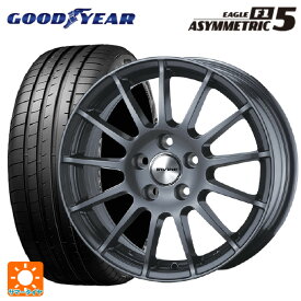 【最大3万円OFFクーポン 6/11 1:59迄】メルセデスベンツ Cクラス(W205)用 245/40R18 97Y XL グッドイヤー イーグル F1 アシメトリック5 アーヴィン F01 ガンメタリック 新品サマータイヤホイール 4本セット