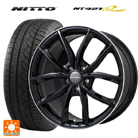 【5/25限定抽選で100％ポイントバック】ボルボ XC40(XB系)用 235/60R17 106H XL ニットー NT421Q VPライン グロスブラック/リムポリッシュ 新品サマータイヤホイール 4本セット