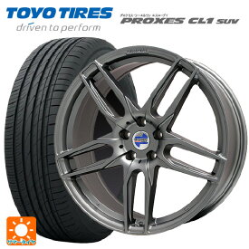 4/20限定 エントリーで最大100％ポイントバックBMW iX3(G08)用 225/60R18 100H トーヨー プロクセス CL1 SUV マインツ マットチタニウム 新品サマータイヤホイール 4本セット