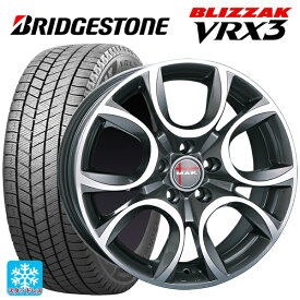 【最大3万円OFFクーポン 6/11 1:59迄】フィアット 500(312系)用 195/45R16 80Q ブリヂストン ブリザック VRX3 正規品 マック トリノ ガンメタリックミラー 新品スタッドレスタイヤホイール 4本セット