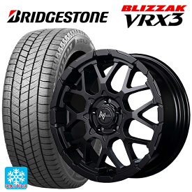 【最大3万円OFFクーポン 6/11 1:59迄】トヨタ ノア(90系)用 215/45R18 89Q ブリヂストン ブリザック VRX3 正規品 ナイトロパワー M28バレットエス セミグロスブラック 新品スタッドレスタイヤホイール 4本セット