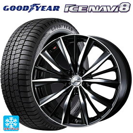 トヨタ アルファード(30系)用 235/50R18 97Q グッドイヤー アイスナビ8 レオニス VX BKMC 新品スタッドレスタイヤホイール 4本セット