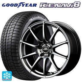 即日発送 トヨタ プリウス(60系)用 2021年製 195/60R17 90Q グッドイヤー アイスナビ8 熟成タイヤ シュナイダー スタッグ # メタリックグレー 新品スタッドレスタイヤホイール 4本セット