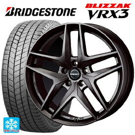 アウディ A7(F2系)用 225/55R18 102Q XL ブリヂストン ブリザック VRX3 正規品 ボルベット タイプ Z ダークグレーマット 新品スタッドレスタイヤホイール 4本セット