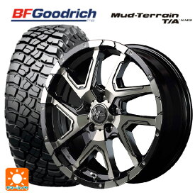 ミツビシ デリカD5(要リフトアップ)(3DA系)用 225/75R16 115/112Q BFグッドリッチ マッドテレーン TA KM3 ブラックレター 正規品 ナイトロパワーデリンジャー ブラックメタリックポリッシュ/ブラッククリア/フランジピアスドリルド 新品