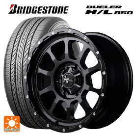 即日発送 トヨタ ランドクルーザープラド(150系)用 265/65R17 112H ブリヂストン デューラー HL850 正規品 # ナイトロパワー M10パーシング セミグロスブラック／マシニング 新品サマータイヤホイール 4本セット