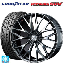 トヨタ ハリアー(80系)用 225/60R18 100Q グッドイヤー アイスナビ SUV レオニス MX BMCMC 新品スタッドレスタイヤホイール 4本セット