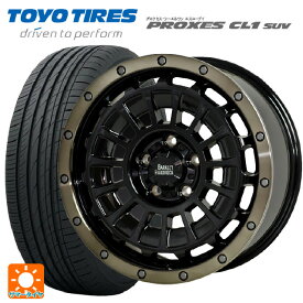 ジープ コンパス(M624)用 225/60R17 99H トーヨー プロクセス CL1 SUV バークレイハードロック ローガン BK/BRC 新品サマータイヤホイール 4本セット