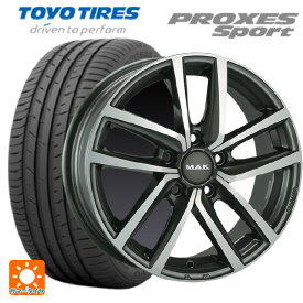 【最大3万円OFFクーポン 6/11 1:59迄】フォルクスワーゲン ゴルフ7(ヴァリアント含む)(AU系)用 225/45R17 94Y トーヨー プロクセス スポーツ マック ドレスデン ガンメタリックミラー 新品サマータイヤホイール 4本セット