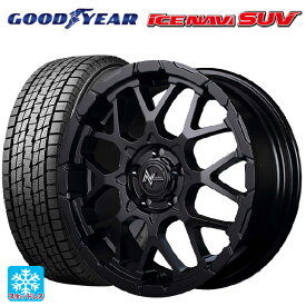 【最大3万円OFFクーポン 6/11 1:59迄】トヨタ RAV4(50系)用 245/70R16 107Q グッドイヤー アイスナビ SUV ナイトロパワー M28バレットエス セミグロスブラック 新品スタッドレスタイヤホイール 4本セット