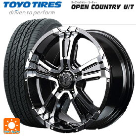 【4/25限定 抽選で最大100％ポイントバック】トヨタ RAV4(50系)用 225/65R17 102H トーヨー オープンカントリー UT ナイトロパワー クロスクロウ ブラックメタリック＋ミラーカット 新品サマータイヤホイール 4本セット