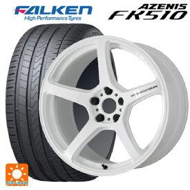 【6/4 20時〜 最大3万円OFFクーポン】トヨタ プリウス(50系)用 2023年製 225/40R18 92Y XL ファルケン アゼニス FK510(日本製) # エモーション T5R ICW 新品サマータイヤホイール 4本セット