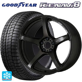 トヨタ ハリアー(80系)用 225/60R18 100Q グッドイヤー アイスナビ8 エモーション T5R # MGK 新品スタッドレスタイヤホイール 4本セット