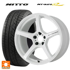 トヨタ ハリアー(80系)用 225/60R18 104V XL ニットー NT421Q エモーション T5R ICW 新品サマータイヤホイール 4本セット