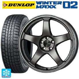 トヨタ プリウス(60系)用 195/60R17 90Q ダンロップ ウィンターマックス 02(WM02) パフォーマンスライン PF05 DS 新品スタッドレスタイヤホイール 4本セット