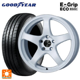 185/55R16 83V グッドイヤー エフィシェントグリップ エコ EG02 エンケイ パフォーマンスライン PF05 W 16-6.5J 国産車用 サマータイヤホイール4本セット