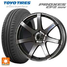 【4/25限定 抽選で最大100％ポイントバック】225/65R18 103H トーヨー プロクセス CF2 SUV エンケイ パフォーマンスライン PF07 DS 18-8J 国産車用 サマータイヤホイール4本セット