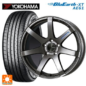 トヨタ プリウス(60系)用 195/60R17 90H ヨコハマ ブルーアースXT AE61 パフォーマンスライン PF07 DS 新品サマータイヤホイール 4本セット