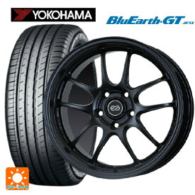 トヨタ プリウス(60系)用 195/60R17 90V ヨコハマ ブルーアースGT AE51 パフォーマンスライン PF01 マットブラック 新品サマータイヤホイール 4本セット