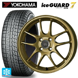 トヨタ プリウス(60系)用 195/60R17 90Q ヨコハマ アイスガード7(IG70) パフォーマンスライン PF01 ゴールド 新品スタッドレスタイヤホイール 4本セット