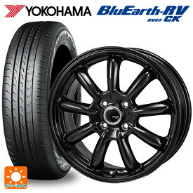 【6/4 20時〜 最大3万円OFFクーポン】185/70R14 88S ヨコハマ ブルーアース RV03CK ジャパン三陽 ザック JP209 グロスブラック 14-5.5J 国産車用 サマータイヤホイール4本セット