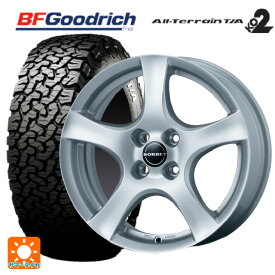 シトロエン DS3 クロスバック(D34HN05)用 215/65R16 103/100S BFグッドリッチ オールテレーン TA KO2 ブラックレター 正規品 ボルベット タイプ F シルバー 新品サマータイヤホイール 4本セット