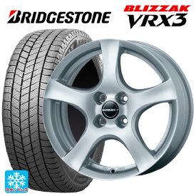 【5/30限定 最大3万円OFFクーポン】シトロエン C4(B7系)用 205/55R16 91Q ブリヂストン ブリザック VRX3 正規品 ボルベット タイプ F シルバー 新品スタッドレスタイヤホイール 4本セット