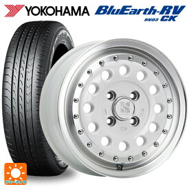 【6/4 20時〜 最大3万円OFFクーポン】185/70R14 88S ヨコハマ ブルーアース RV03CK エムエルジェイ エクストリームJ ラギッド ホワイト/リムポリッシュ 14-5J 国産車用 サマータイヤホイール4本セット