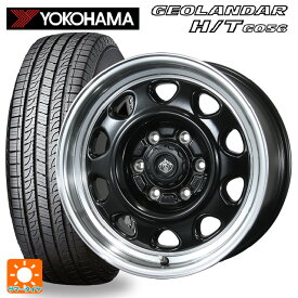 195/80R15 107/105L ヨコハマ ジオランダー H/T G056 ホワイトレター トピー ランドフット SWZ グロスブラックリムポリッシュ 15-6J 国産車用 サマータイヤホイール4本セット