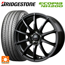 【最大3万円OFFクーポン 3/30 23:59迄】即日発送 トヨタ ヴォクシー(90系)用 215/45R18 93W XL ブリヂストン エコピア NH200 正規品 # シュナイダー スタッグ（限定） # ストロングガンメタ 新品サマータイヤホイール 4本セット