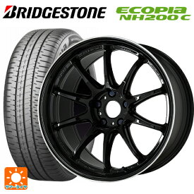 トヨタ ヤリス(10系)用 185/55R16 83V ブリヂストン エコピア NH200C 正規品 # エモーション ZR10 BLKLC 新品サマータイヤホイール 4本セット