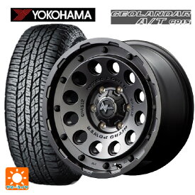 即日発送 215/65R16 109/107S ヨコハマ ジオランダー A/T G015 ホワイトレター マルカサービス ナイトロパワーH12 ショットガン バレルブラック 16-6.5J 国産車用 サマータイヤホイール4本セット