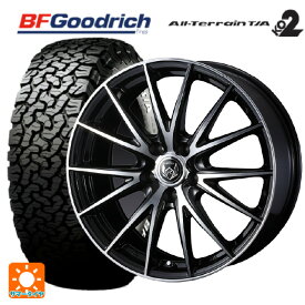 【5/30限定 最大3万円OFFクーポン】ニッサン エクストレイル(33系)用 235/60R18 108/104R BFグッドリッチ オールテレーン TA KO2 ブラックレター 正規品 ライツレー VS ブラックメタリックポリッシュ 新品サマータイヤホイール 4本セット