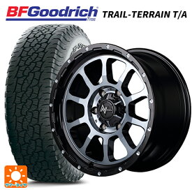 即日発送 【最大3万円OFFクーポン 6/11 1:59迄】265/65R17 112T BFグッドリッチ トレイルテレーン T/A ホワイトレター # 正規品 マルカサービス ナイトロパワー M10パーシング ブラック／DC＋マシニング／ブラッククリア 17-8J 国産車用 サマータイヤホイール4本セット