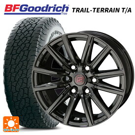 【最大3万円OFFクーポン 6/11 1:59迄】トヨタ ランドクルーザープラド(150系)用 265/70R17 115T BFグッドリッチ トレイルテレーン T/A ホワイトレター # 正規品 ザインSS ソリッドブラック 新品サマータイヤホイール 4本セット