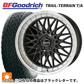 4/20限定 エントリーで最大100％ポイントバックトヨタ ヴェルファイア(40系)用 225/60R18 100H BFグッドリッチ トレイルテレーン T/A ブラックレター 正規品 シュタイナー FTX オニキスブラック×リムポリッシュ 新品サマータイヤホイール 4本セット